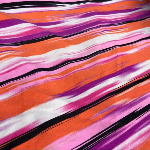 Catalina Purple Orange Pink Stripe Bikini Top Swim Wear! - Picture 2 of 5